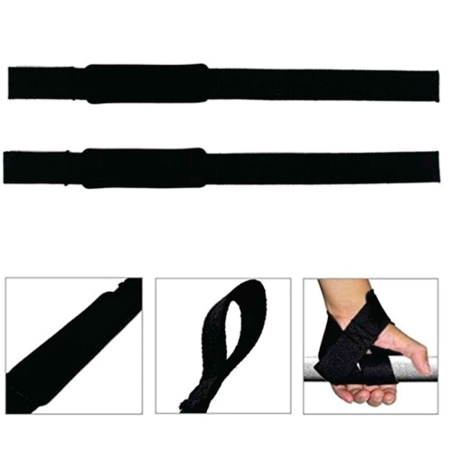 COTTON WEIGHTLIFTING STRAPS WITH PADDING (45 pairs packs)