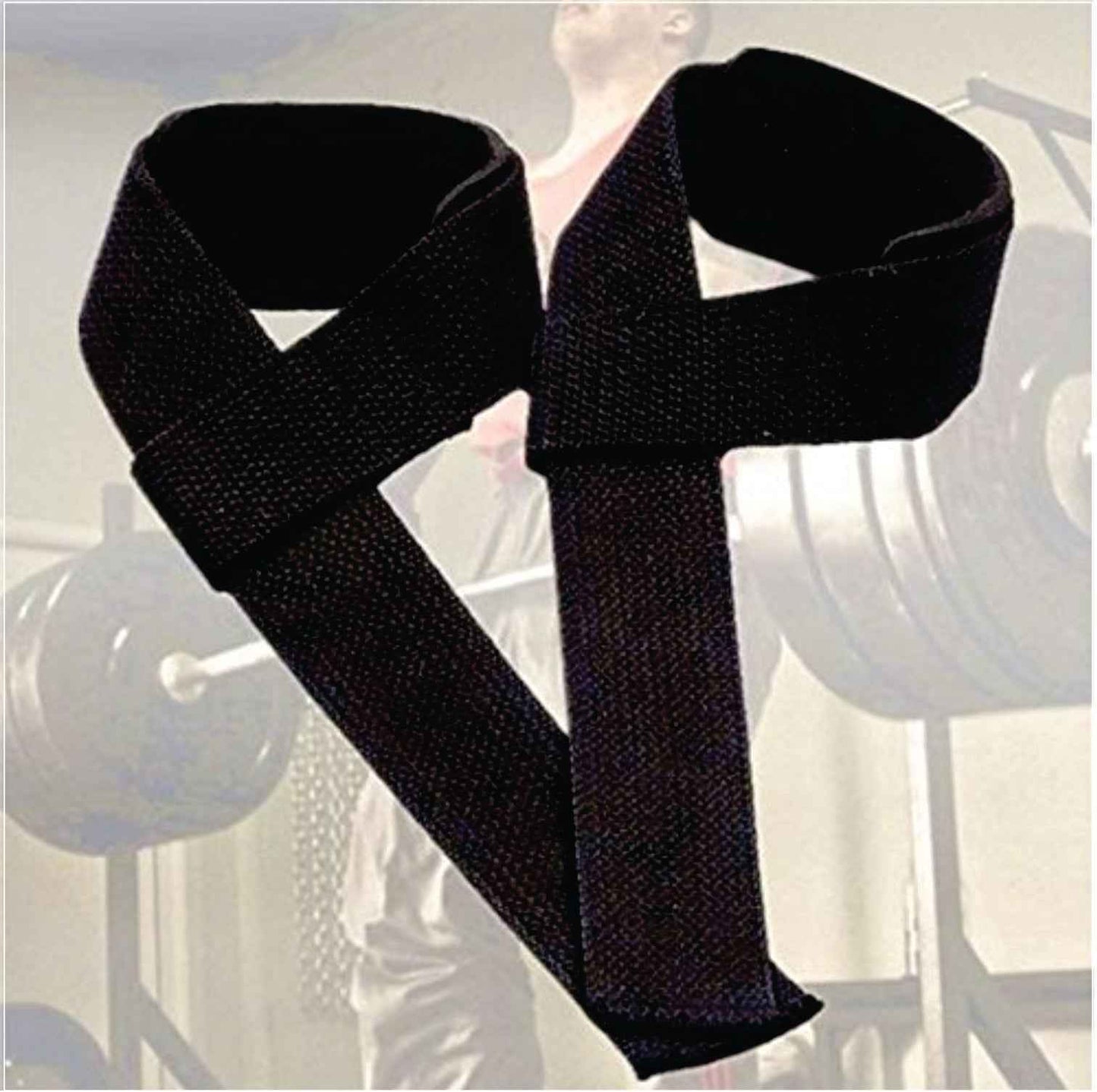 COTTON WEIGHTLIFTING STRAPS WITH PADDING (45 pairs packs)