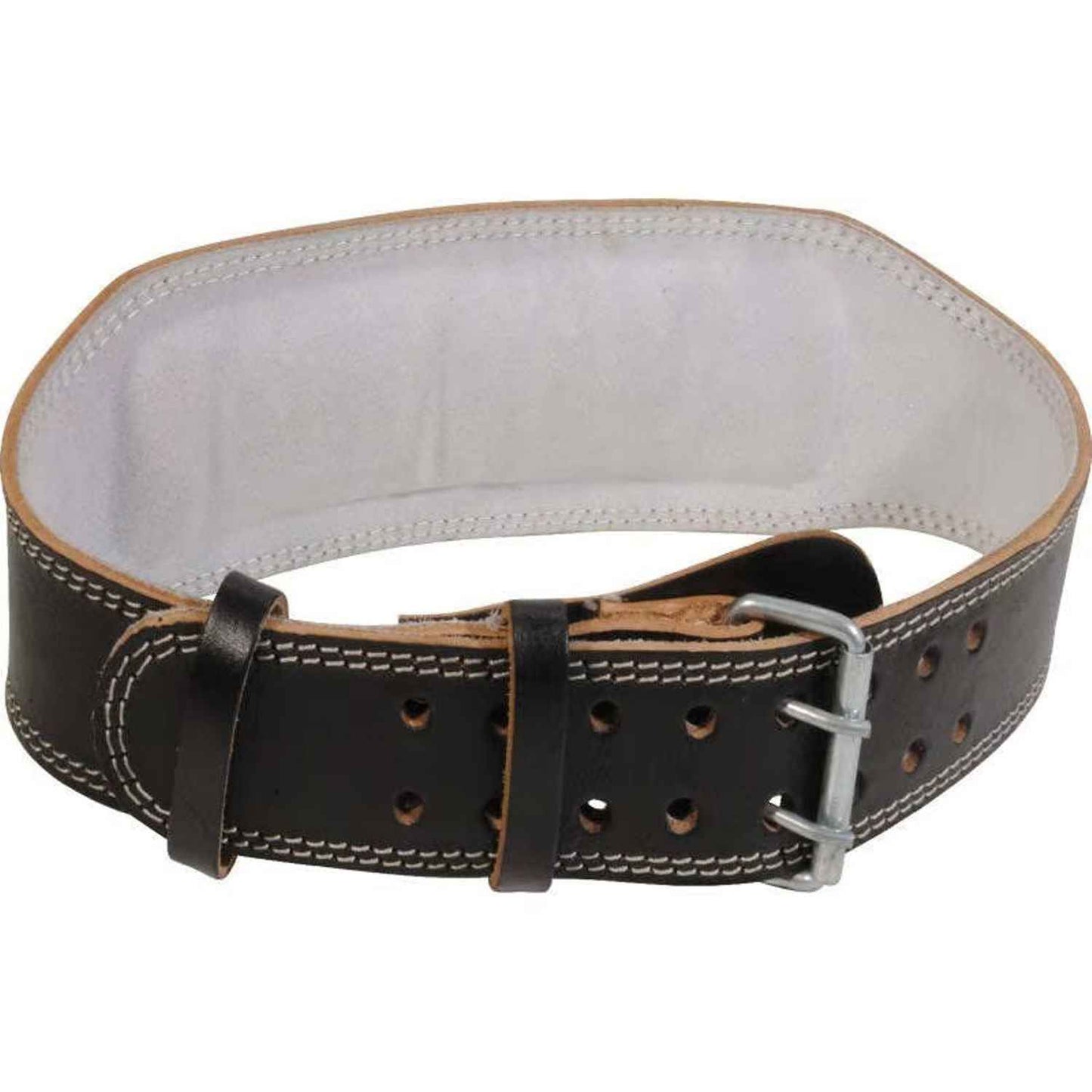 WEIGHT LIFTING FINE LEATHER TRAINING 4″ PADDED BELT (3 belts Pack)