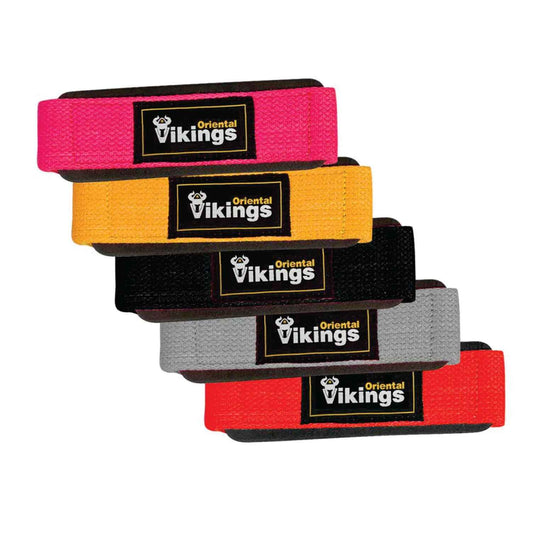 COTTON WEIGHTLIFTING STRAPS WITH PADDING (45 pairs packs)