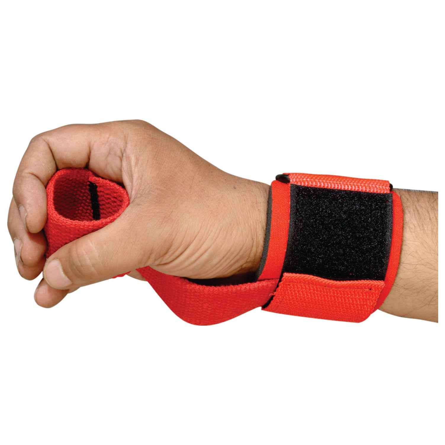 Heavy Duty Cotton Lifting Straps Neoprene Padded Wrist Wraps