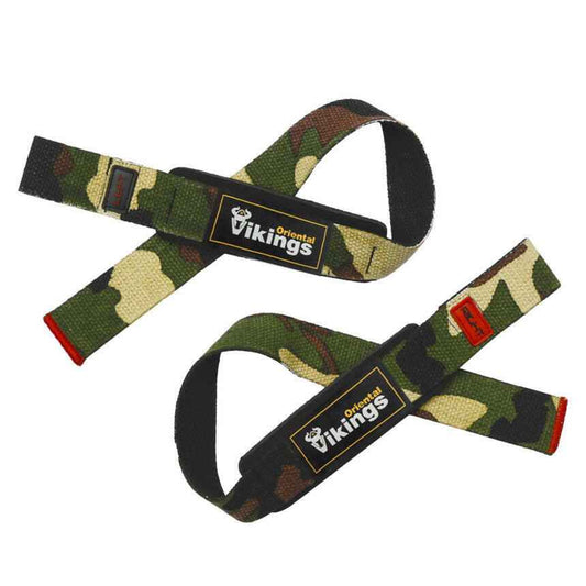 Cotton Weightlifting Straps with Custom Logo with Sublimation Printing for Bodybuilding
