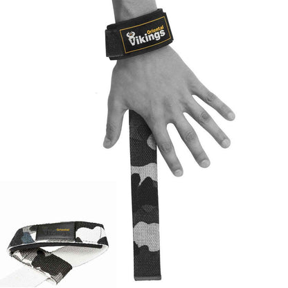 Cotton Weightlifting Straps with Custom Logo with Sublimation Printing for Bodybuilding