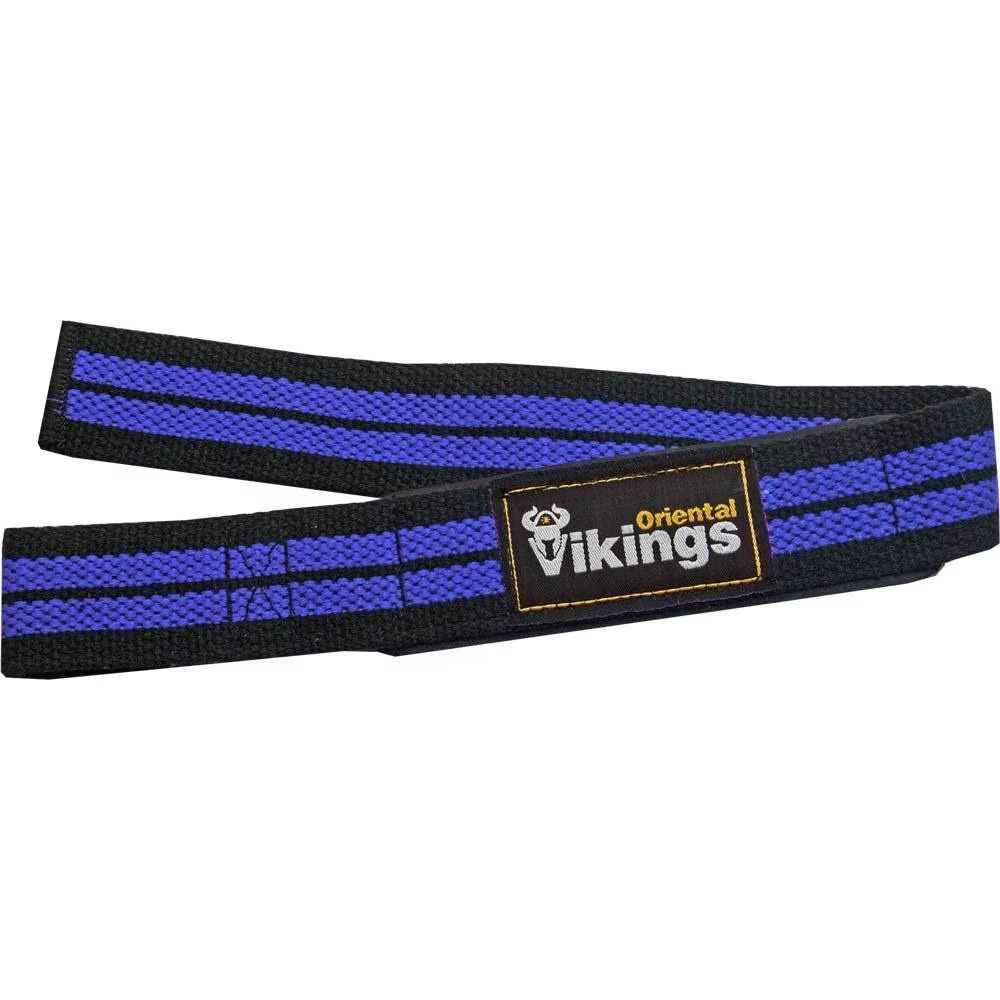 Cotton Weightlifting Straps with Custom Logo Colorful Stripes for Bodybuilding