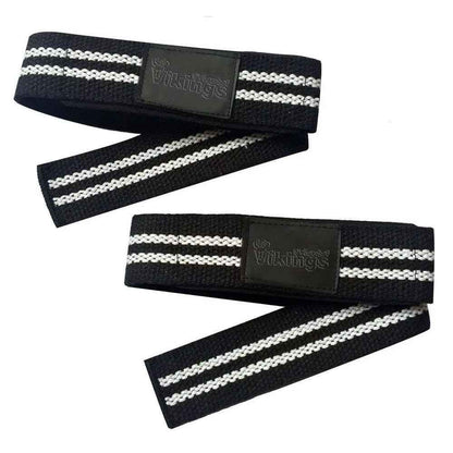 Cotton Weightlifting Straps with Custom Logo Colorful Stripes for Bodybuilding