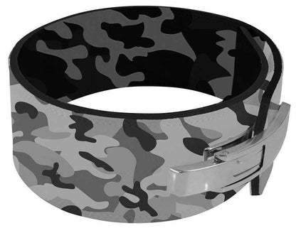 Custom Print LEVER BUCKLE SUEDE LEATHER POWER BELT