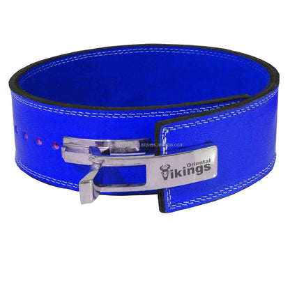 Heavy Leather Lever Buckle Belt