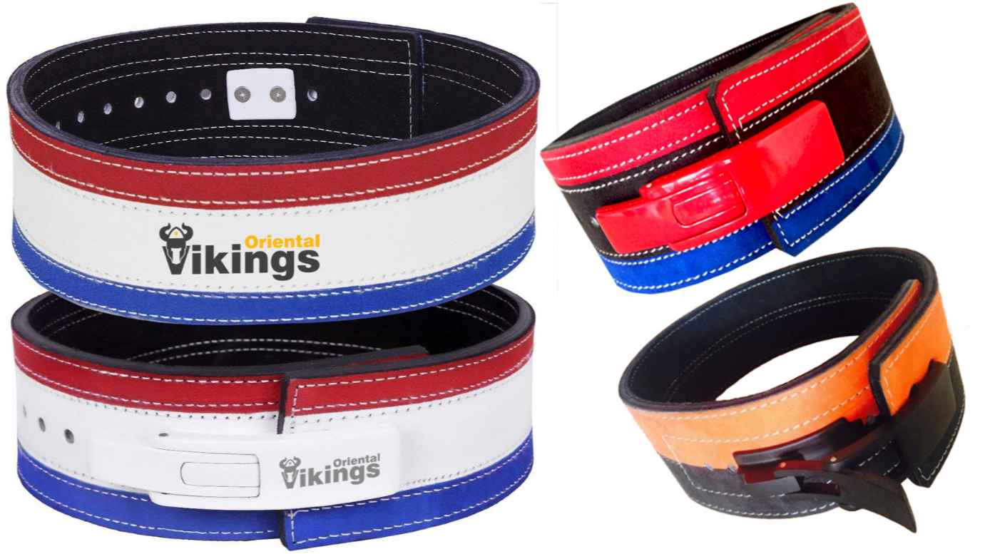 LEVER BUCKLE SUEDE LEATHER POWER BELT 2-3 Colours