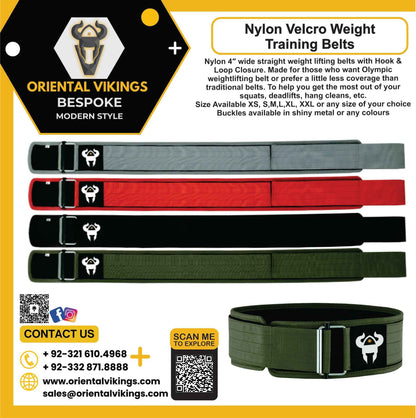 Nylon Velcro Weight Training Belts