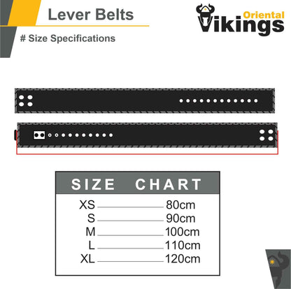 Heavy Leather Power Weight Lifting Lever Buckle Belt (without logo)
