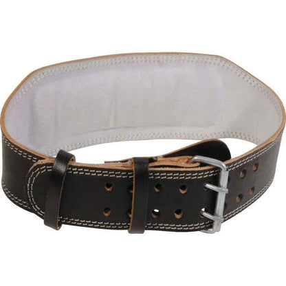 WEIGHT LIFTING FINE LEATHER TRAINING 4″ PADDED BELT (3 belts Pack)