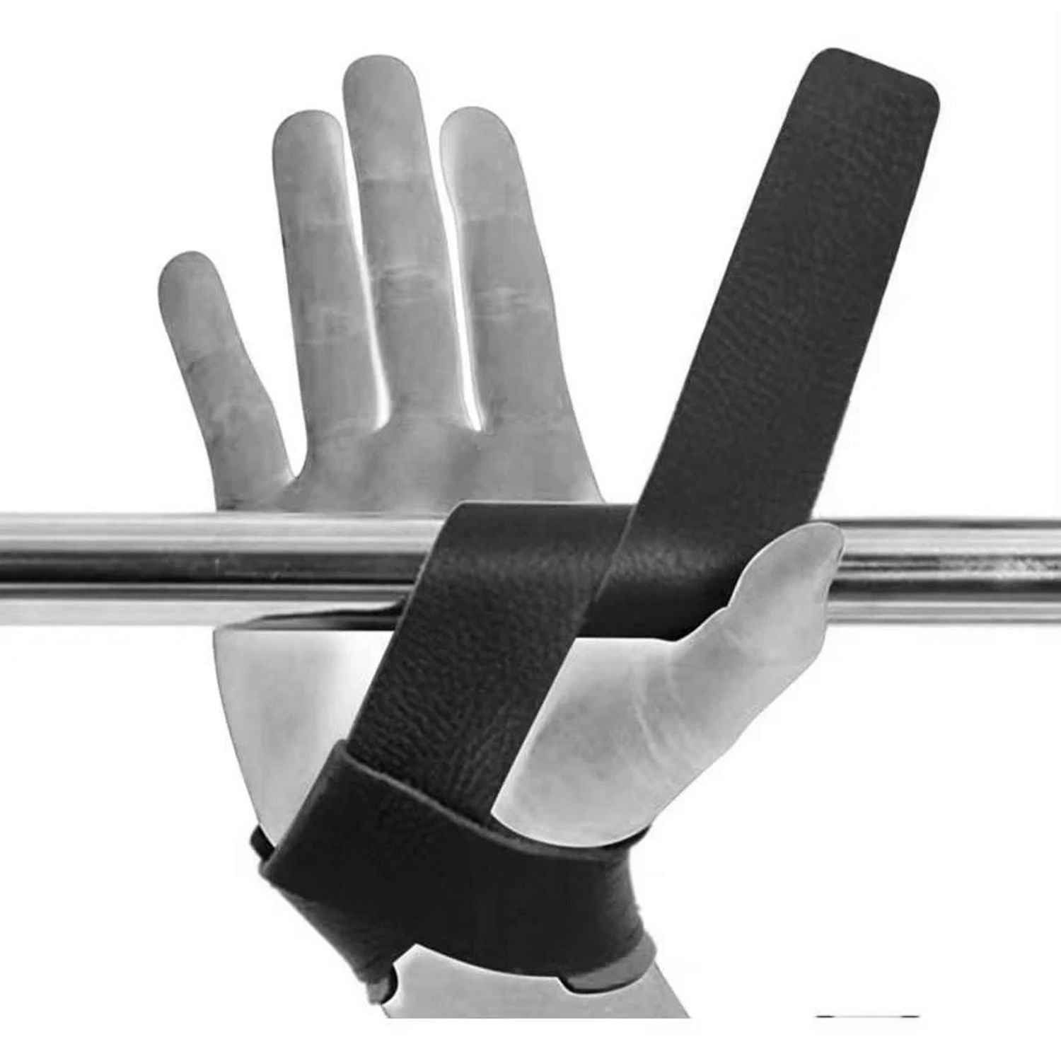 Genuine Cow Hide Leather Weight Lifting Straps