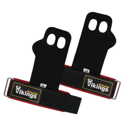 LEATHER HAND GRIPS WITH EXTENDED INDEX FINGER and Padding